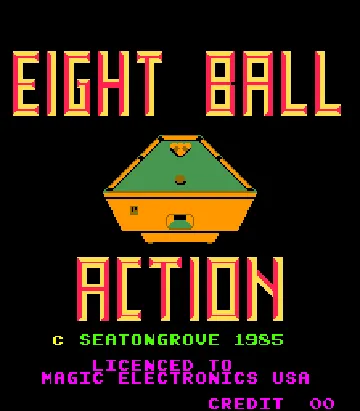 Eight Ball Action (Pac-Man conversion) screen shot title